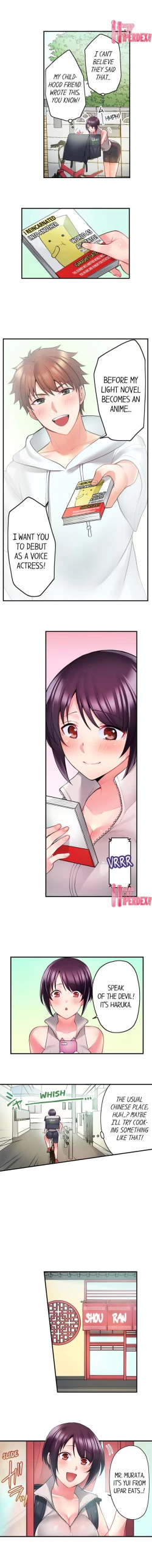 Page 4 of Bike Delivery Girl, Cumming To Your Door! | Jitensha Haitatsuin, Gaman Dekizu soto de Icchaimashita...