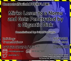 Page 6 of Mirko Loses to a Nomu and Gets Penetrated by a Gigantic Dick