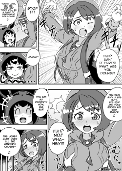 Page 3 of Yuri-chan, Pokemon pretend to be naked and take a walk with a nipple lead