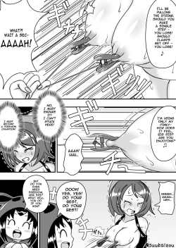 Page 8 of Yuri-chan, Pokemon pretend to be naked and take a walk with a nipple lead