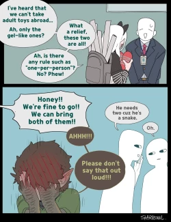 Page 34 of Wholesome diligent husband x Lewd sleepy Snake wife