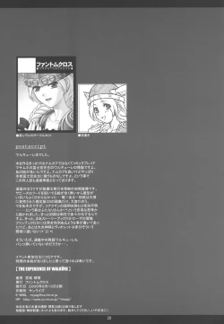 Page 19 of THE EXPERIENCE OF WALKURE