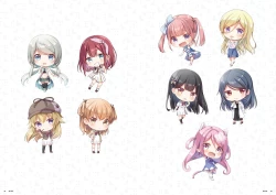 Page 17 of Kami-sama no You na Kimi e Publicity Art Book