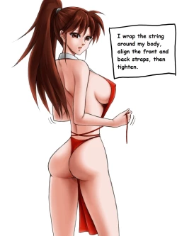 Page 6 of How Mai Shiranui gets ready for a fight!