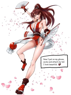 Page 8 of How Mai Shiranui gets ready for a fight!