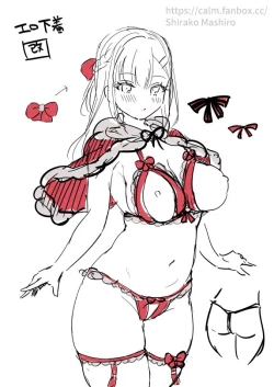 Page 8 of Christmas ni Ero Shitagi wo Mi ni Tuketa Miyako-chan to Sex suru Manga