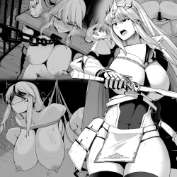 Page 1 of Toraware no Onna Kishi, Kairaku Ningyou ni Sareru