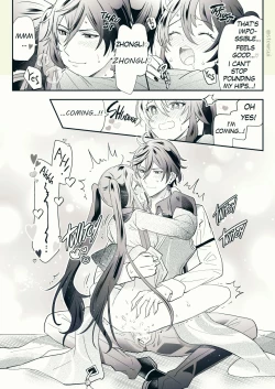 Page 9 of Zhongli x Hu Tao love story hentai doujinshi Ch. 7-8