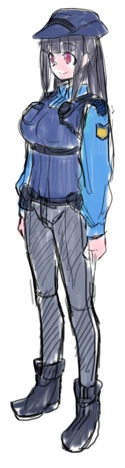 Page 9 of Ottorishita Chohatsu Kurokami no Onna Keisatsukan ga Sekusaroido ni Kaizosareru | A Gentle Long Black Haired Female Police Officer is Remodelled into a Sexaroid