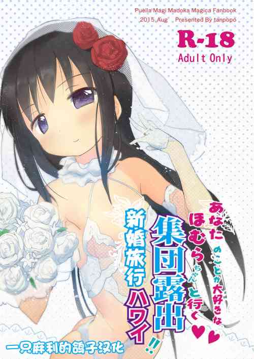 [Tanpopo (Anshin Mama)] Anata no Koto ga Daisuki na Homura-chan to Iku Shuudan Roshutsu Shinkon Ryokou Hawaii!! (Puella Magi Madoka Magica) [Chinese] [一只麻利的鸽子汉化] [Digital]