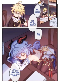 Page 1 of Ganyu to no Zangyou | Working Overtime With Ganyu