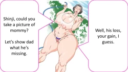 Page 4 of Rewrite: Mother, ferocious temptation.