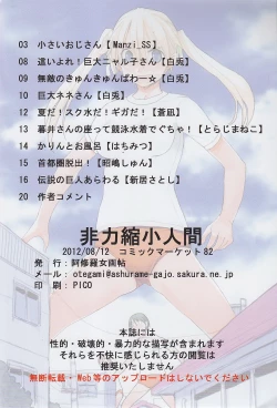 Page 16 of Hiriki Shukushou Ningen | Powerless Tiny Humans