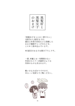 Page 71 of Kurokami Joshi o Tonikaku Medetai 3