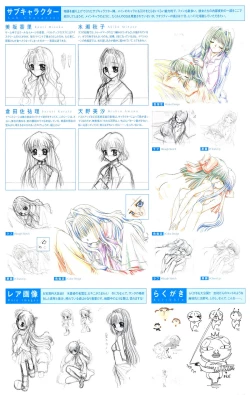 Page 190 of Kanon Visual Fan Book