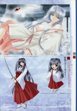 Page 85 of Natsukagura Visual Fan Book