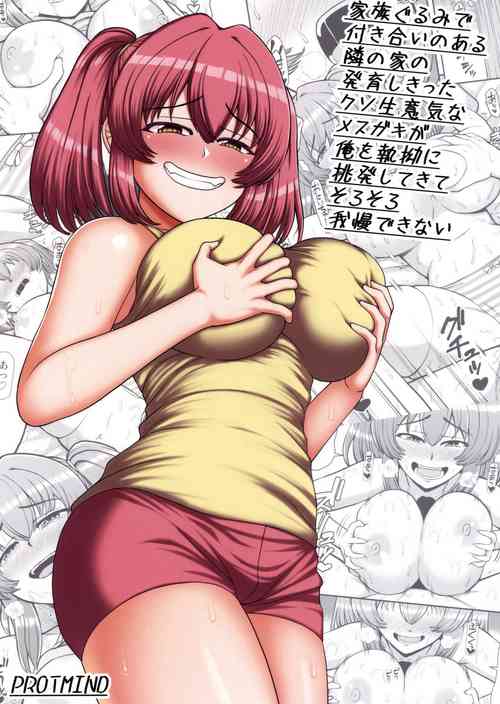 (C100) [PROTMIND] Kazokugurumi de Tsukiai no Aru Tonari no Ie no Hatsuiku shikitta Kuso Namaiki na Mesugaki ga Ore o Shitsuyou ni Chouhatsu shite kite Sorosoro Gaman dekinai. [Chinese]