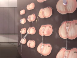 Page 154 of Girls Exhibition Hall: Attendants, Bathrooms, Punishment Cell, and Wall of Female Genitalia