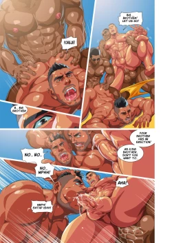 Page 35 of Summer Men vol.3 Muscle milk bath