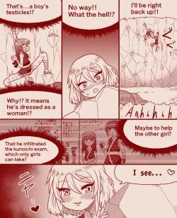 Page 14 of Kunoichi Ninja School Entrance Exam