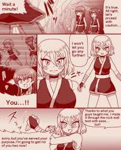 Page 16 of Kunoichi Ninja School Entrance Exam
