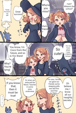 Page 7 of A story about a futanari witch who summons her past self with summoning magic and has sex with her smaller self. | Shoukan Mahou de Kako no Jibun o Shoukan shite Chiisai Jibun to Sex suru Futanari Majokko no Hanashi