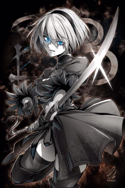 Page 7 of Square off! 2B vs Tifa