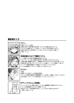 Page 3 of Senpai ga Rayshift Chuu Dake Kankei o Sematte Kuru Seiyoku Ousei na Chaldea Shokuin Oji-san to Mash