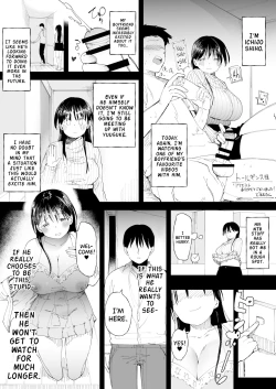 Page 1 of NTR Seiheki no Kareshi no tame ni Sefure o Sagasu Joshi Daisei-chan 3 | The College Girl Looking For A Sexfriend For Her Cuck Boyfriend's Cucking Fetish 3