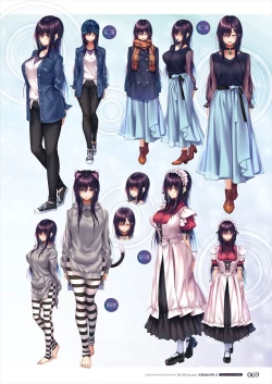 Page 71 of Amakano 2 Visual Fan Book