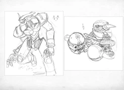 Page 316 of ALICESOFT ORION SCRIBBLES with CROQUIS ULTIMATE EDITION VOL.3 織音計画特別版  ラフ画集