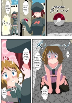 Page 6 of Book of Serena:  They thought I was a pokemon and captured me!