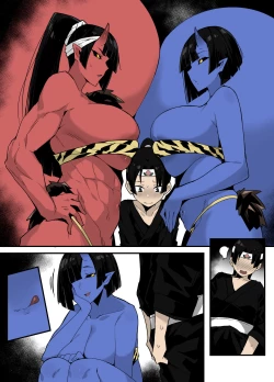 Page 2 of Oni no Shimai ni Shiboritorareru Momo-kun