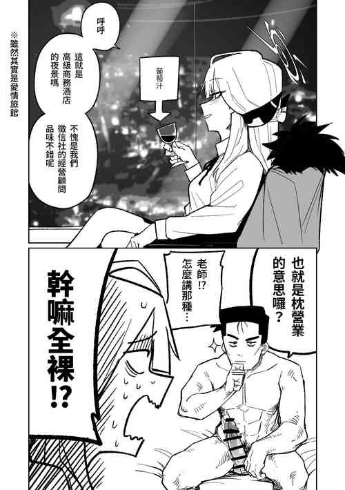 [朝比奈吉利] 社長與商務酒店 (ブルーアーカイブ) [中国語]