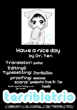 Page 1 of Have a Nice Day by Dr. Ten
