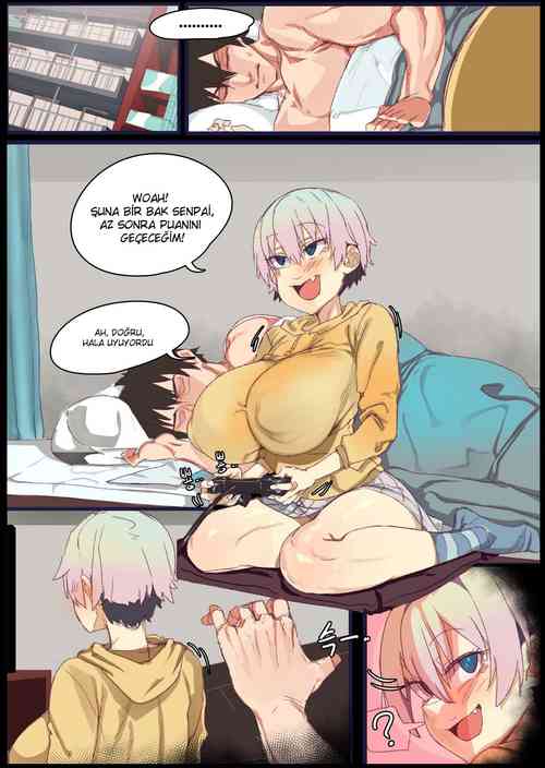 [3000 krw] Uzaki-chan wa Itazurai! | Uzaki-chan's prank on sleeping Senpai