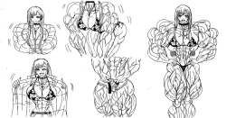 Page 134 of anime muscle girl collection