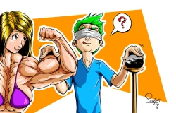 Page 155 of anime muscle girl collection