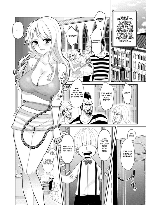 [Samotorake (Akira)] Nami ga Kanemochi no Gaki to Torihiki (One Piece) [English] {Hennojin}