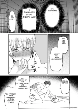 Page 34 of Kedakai Osu Manko Teikoku no Kishi wa Ochinpo Dorei nante Zettai Naranai! | Knights of the noble Ottoman Empire should never be penis slaves!