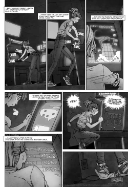 Page 1 of Trampage: World Score - BW