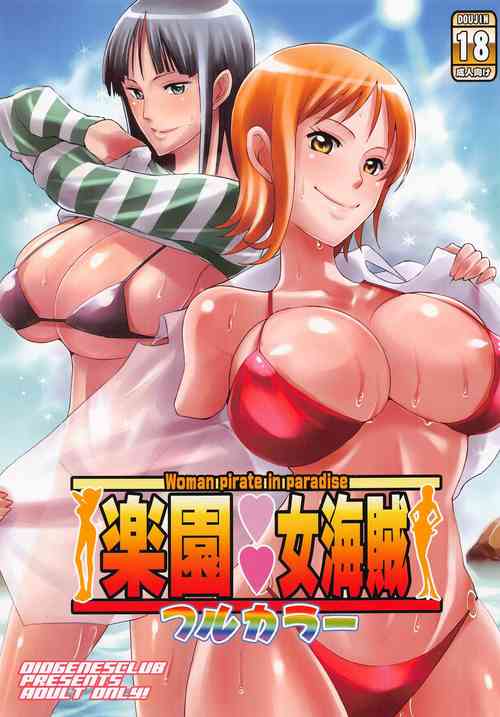 (C101) [Diogenes Club (Haikawa Hemlen)] Rakuen Onna Kaizoku - Woman pirate in paradise Full Color (One Piece) [Chinese]