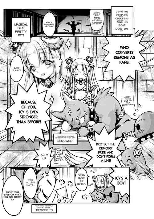 [Obata Yayoi] Otokonoko Mahou Shoujo Pretty Icy~Icy Dai Pinchi!? Haritsuke-Shaiminshoukei Show Daihaishin~ (2D Comic Magazine Haritsuke ni Sareta Heroine o Gokubuto Dankon de Zecchou Kuiuchi! Vol. 2) [English] [Digital]