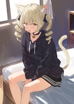 Page 1 of オリねこちゃんのおまけえっち漫画