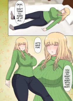 Page 9 of Kinpatsu Oba-san no Suiminkan | My blonde aunt. Sleep rape