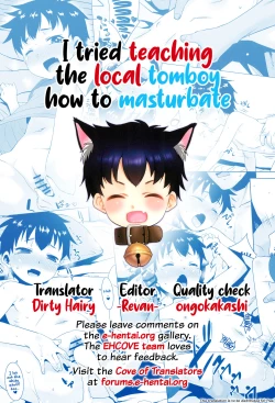 Page 25 of Kinjo no Boyish ni Onani o Oshietemita. | I tried teaching the local tomboy how to masturbate