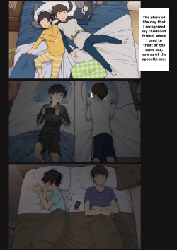 Page 1 of Mukashi wa Dousei no You ni Sesshiteta Osananajimi no Koto o Isei to Shite Ninshiki Shita Hi