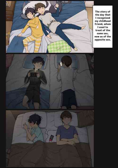 Download Mukashi wa Dousei no You ni Sesshiteta Osananajimi no Koto o Isei to Shite Ninshiki Shita Hi