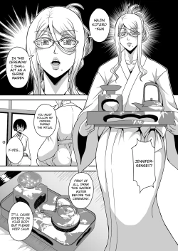 Page 10 of Bakunyuu Hitozuma Kinpatsu Gaikokujin Jokyoushi ga Mura no Inshuu de Kasshoku Shota no Fudeoroshi o Suru Hanashi