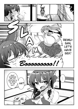 Page 3 of Reimu-san, ecchi shimashou!
